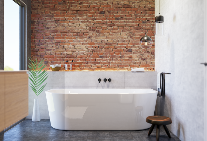 Urban Industrial badkamer