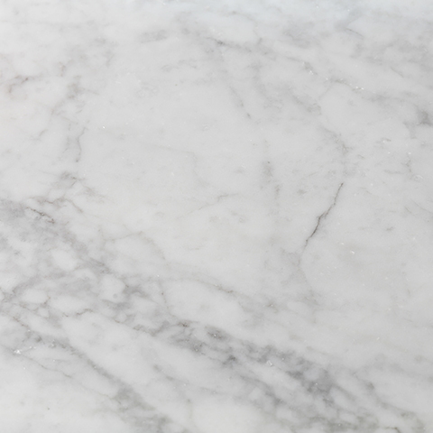 Procasa Pietra opbouw wastafel 400 mm - natuursteen - carrara gepolijst