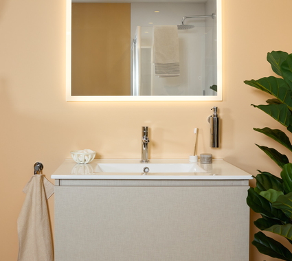 Warme Natural woonstijl met peachkleuren