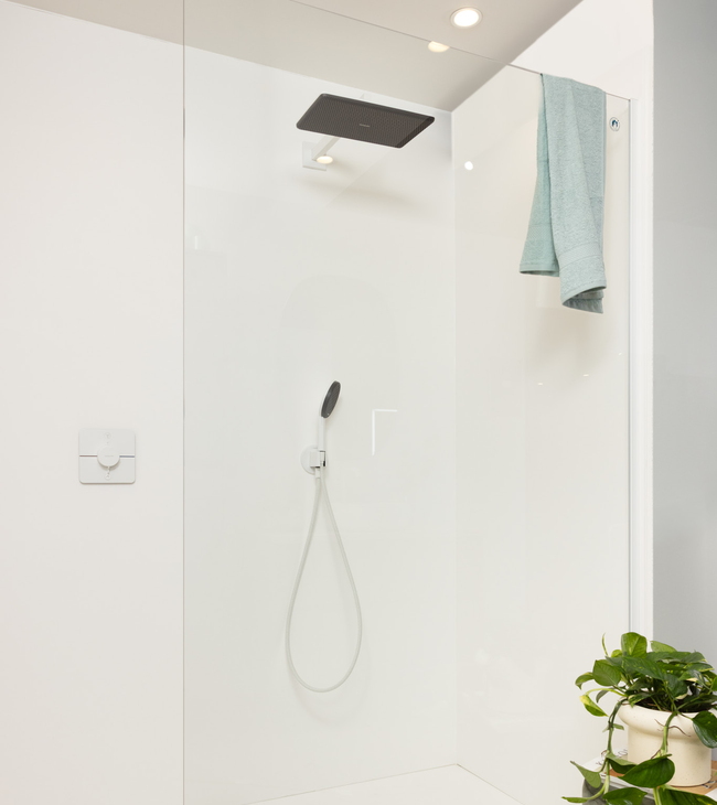 Hoe groot is een douche?